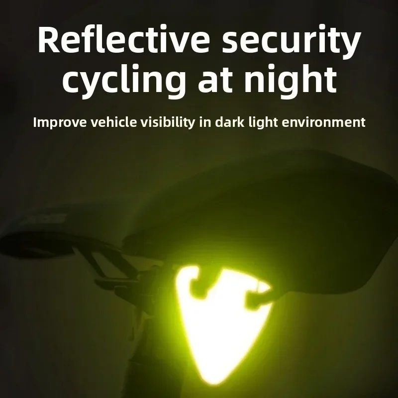 قلادة تحذيرية للسلامة لركوب الدراجات الجبلية والدراجات، ديكور مثلث عاكس عالي السطوع في حالات الطوارئ #6