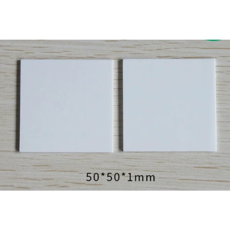 5pcs  99% / 96% Alumina Ceramic Plate Al2O3 50x50x0.25mm / 50x50x2mm / 50x50x5mm / 50x50x10mm Aluminum Oxide Ceramic Piece Sheet