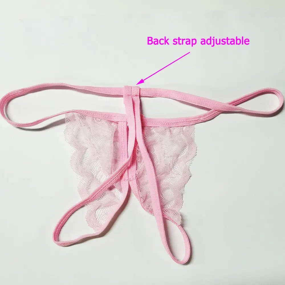 Crotchless G-String Thongs, Calcinhas Moda, Calcinha Sexy, Lace Open