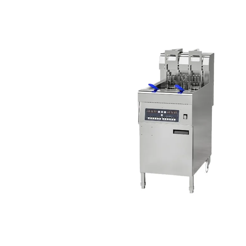 

Commercial Automatic Lifting Fryer Large Capacity Vertical Double Cylinder