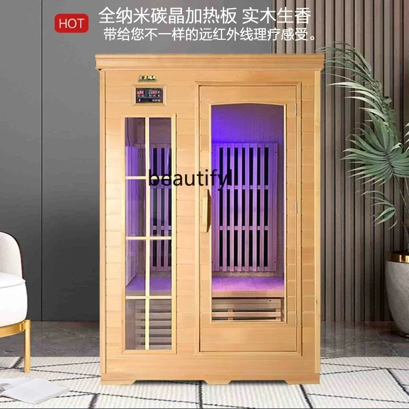 

AY17 Steam room Family sauna Steam box Body detoxification Sweat warehouse Steam sauna box Space warehouse Light wave room