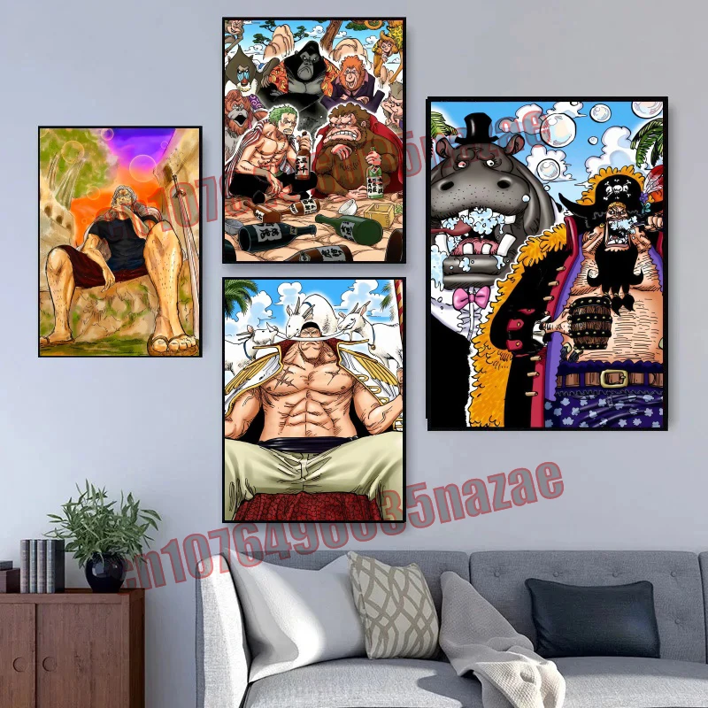 

Wall Art Classic Animation One Piece Luffy Zoro Art Poster Suitable for High Quality Bar Cafe Wall Decor Canvas Painting Gifts