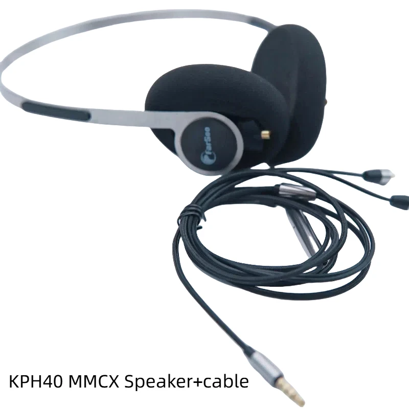 Farsoo KPH40 wired headphone DIY MMCX speaker utility headset Type