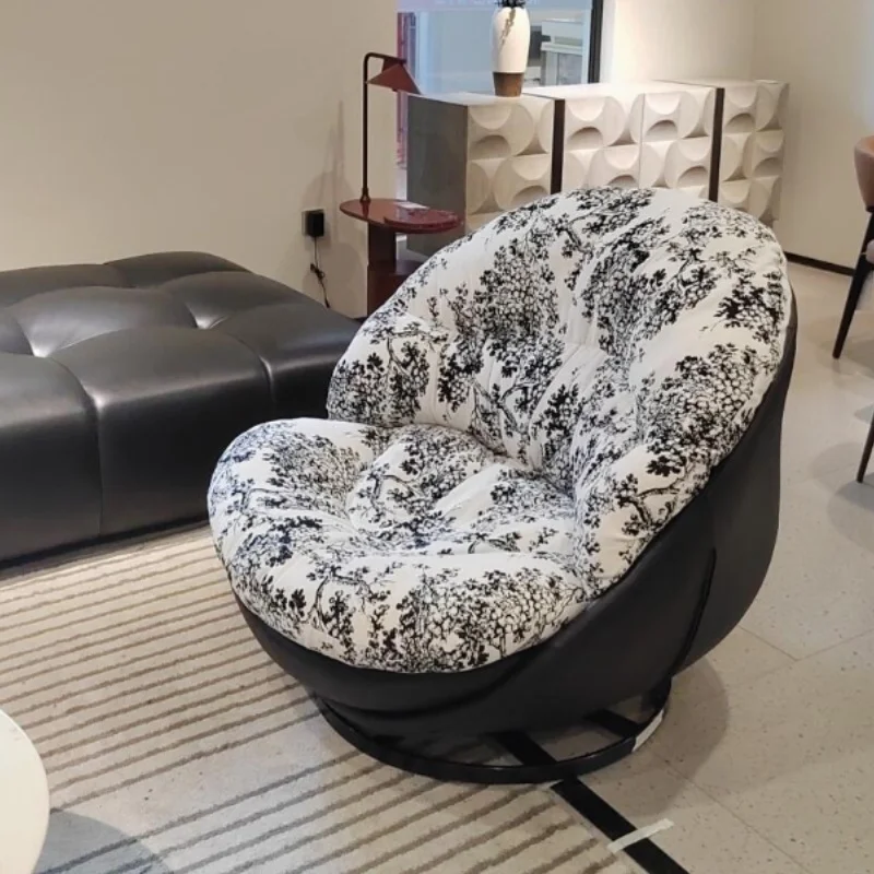 Household rotating rocking chair sofa living room balcony lazy chair
