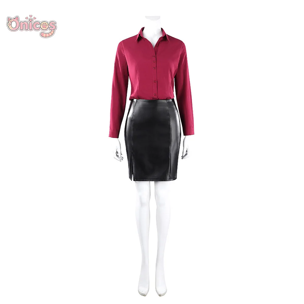 Resident Evil Damnation Ada Wong Cosplay Costume Leather Suit Female Outfit Halloween Carnival Party Role Play Clothes Onicos view 4