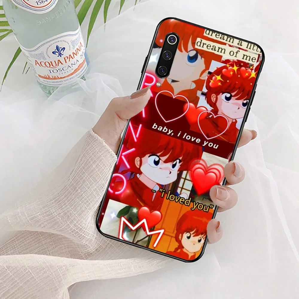 Ranma 1 2 Anime Phone Case For Xiaomi Mi 5X 8 9 10 11 12 lite pro 10T PocoX3pro PocoM3 Note 10 pro lite