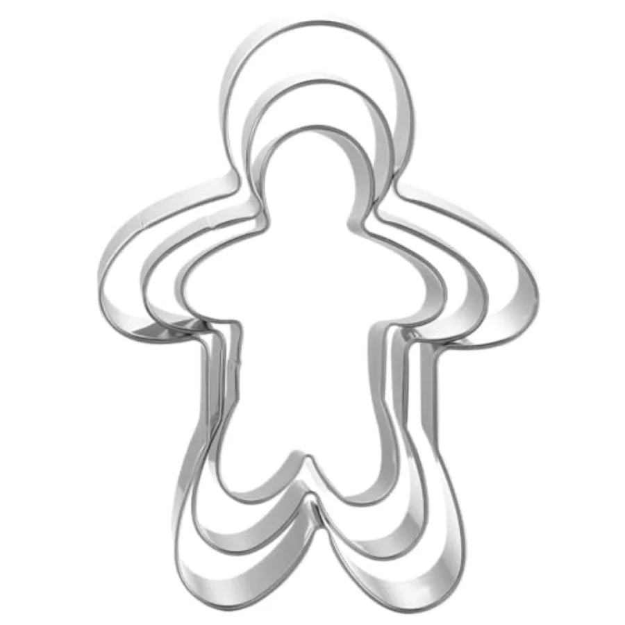 Frese Ce Ginger Man 3 pezzi 3'' 4'' 5''