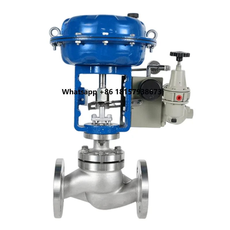 

Stainless Steel Pneumatic Water Steam Flow Control Valve Pneumatic Diaphragm Control Valve With Positioner