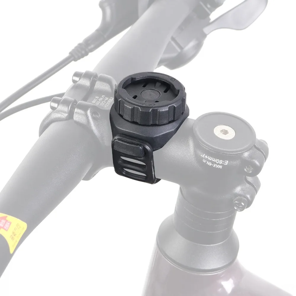 360 Degree Rotatable Bike Computer Mount Rubber Resin Bracket, Bicycle Handlebar Stem Adapter Holder for Garmin MTB Road Bike - view 5
