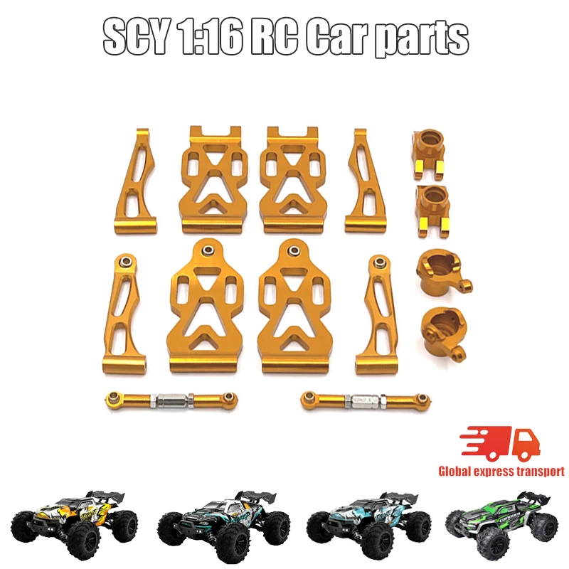 SG116MAX und SCY 16101 16102 16103 Pro RC Auto 1:16 Goldene Farbe Verbesserte Metall Ersatzteile Modell 4WD/Original Ersatz Zubehör