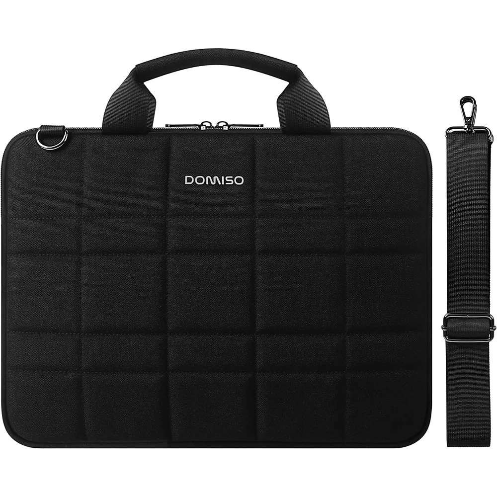 DOMISO 14 15.6 Inch Laptop Messenger Shoulder Bag Protective Tablet Case Sleeve