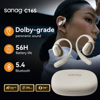 Sanag C16S Open Ear OWS Earphones Bluetooth 5.4 Wireless Headphones HiFi Sound Headset APP Control Choice Sports TWS Ear buds