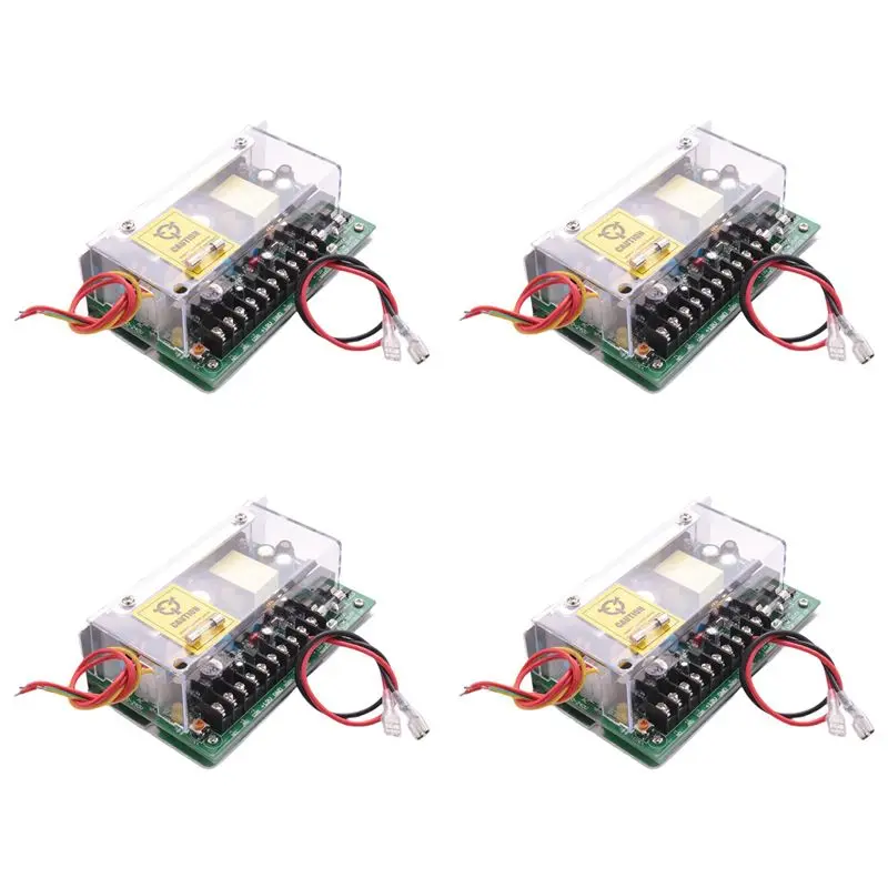 4X DC 12V 5A UPS Fuction Door Access Control Power Supply Use For Access Control System Switch Remote Lock AC 110V-240V-Y41A