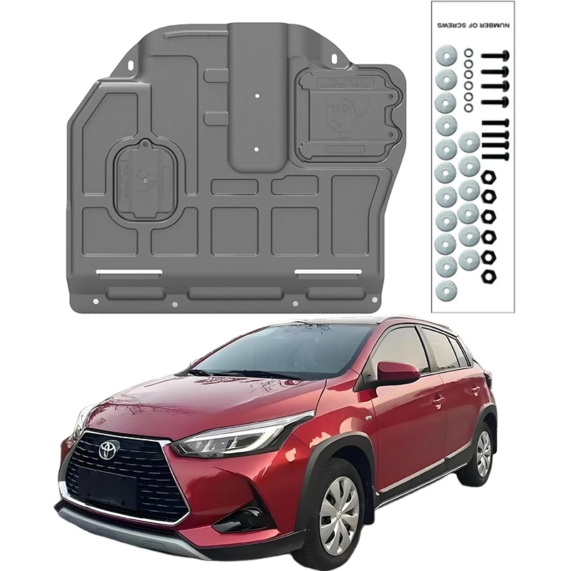 คุณภาพสูงภายใต้Engine Guard Mudguard Board Splash ShieldโคลนFenderแผ่นสําหรับToyota YARiS Cross 2014-2022
