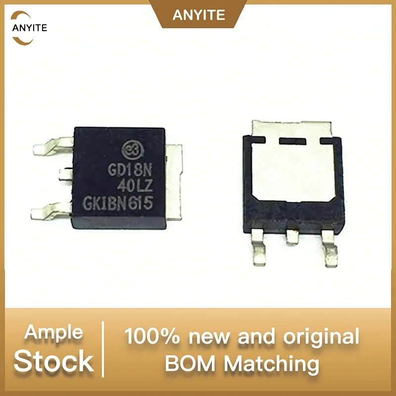 10Pcs/Lot  GD18N40LZ  GD18N 40LZ TO-252