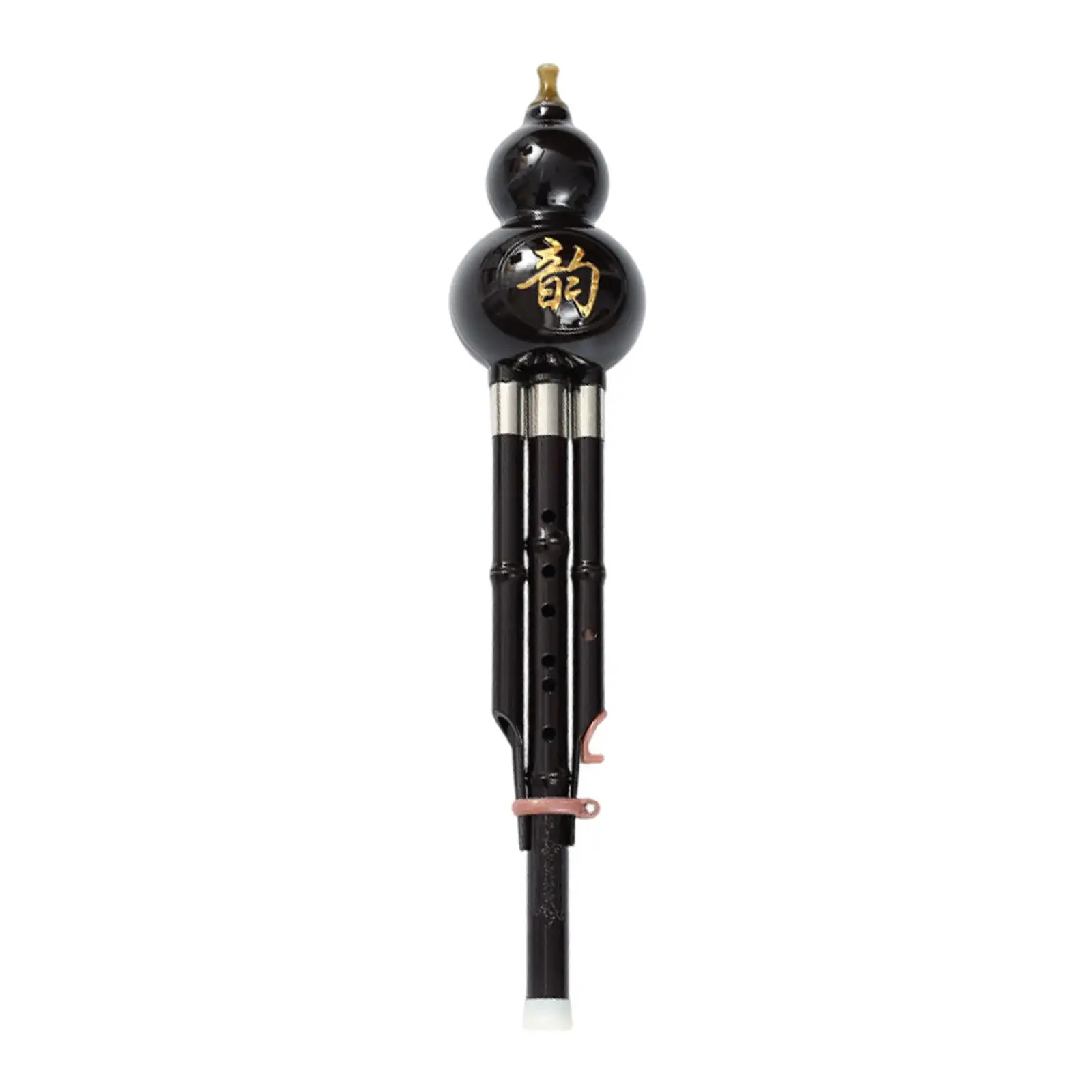 Gourd Hlute Professional Wind Instrument Hulusi Flute Traditional Chinese Folk Instrument for Practicing Show Gift Concert Party