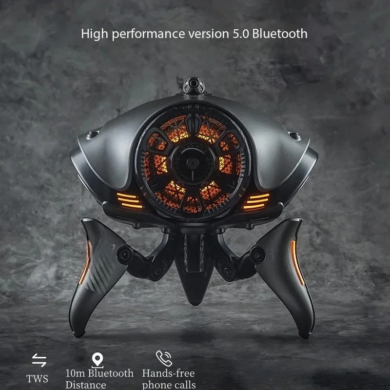 Bluetooth Wireless Speaker HIFI Deep Bass Subwoofer 3D Surround Sound Home Theater Sound System with LED Lighting 2025 New Hot