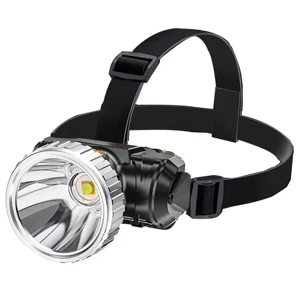 Mini Led Headlamp 4 Level Portable Rechargeable Head-mounted Flashlight Torch For Outdoor Adventure Camping Fishing A0Z8