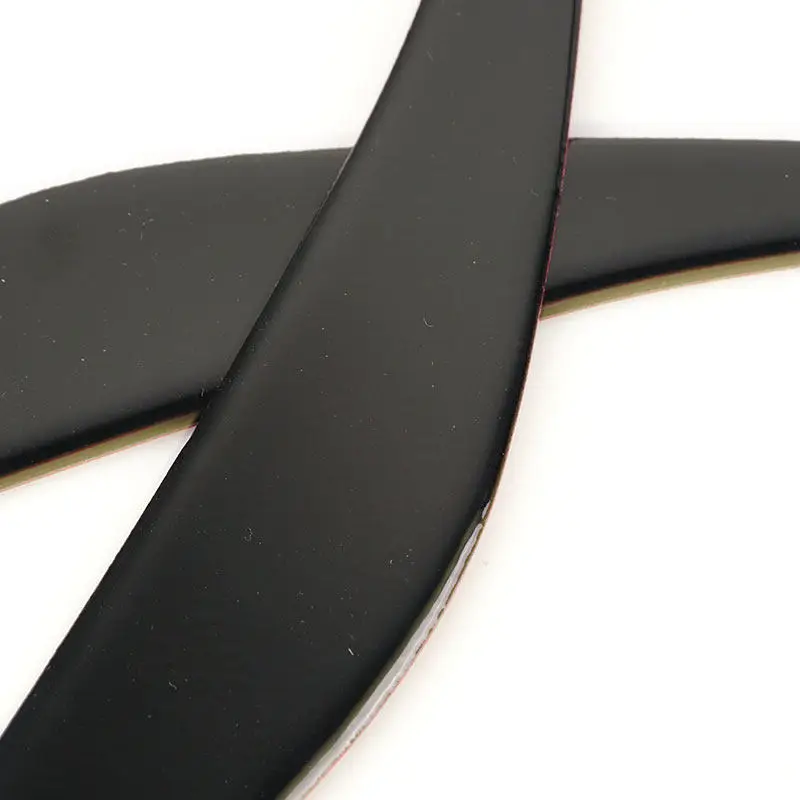 2pcs Piano Black Car Soft PVC Plastic Accessories Headlight Eyebrow Trim For Hyundai Elantra 2016 2017 2018