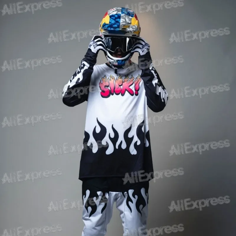 

2025 SUMMER SICK MTB T-Shirt Cycling Jersey Men Downhill Mountain Bike BMX Man Motocross Racing Long Sleeve Motorcycle Clothes