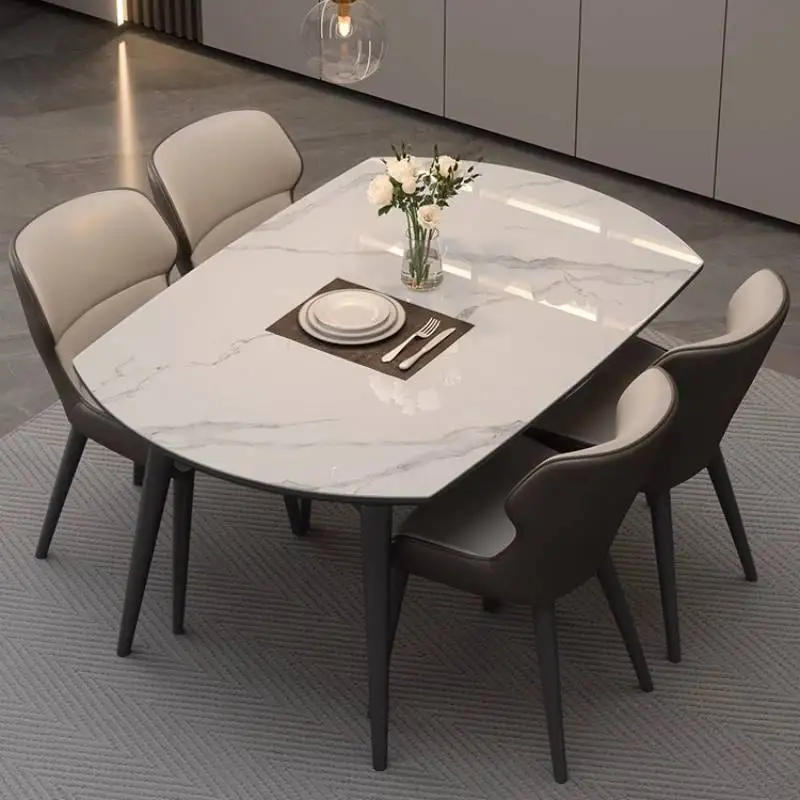 Restaurant Design Dining Table Luxury Nordic Coffee Dinette Dining Table Aesthetics Industrial Mobili Arredamento Casa Furniture