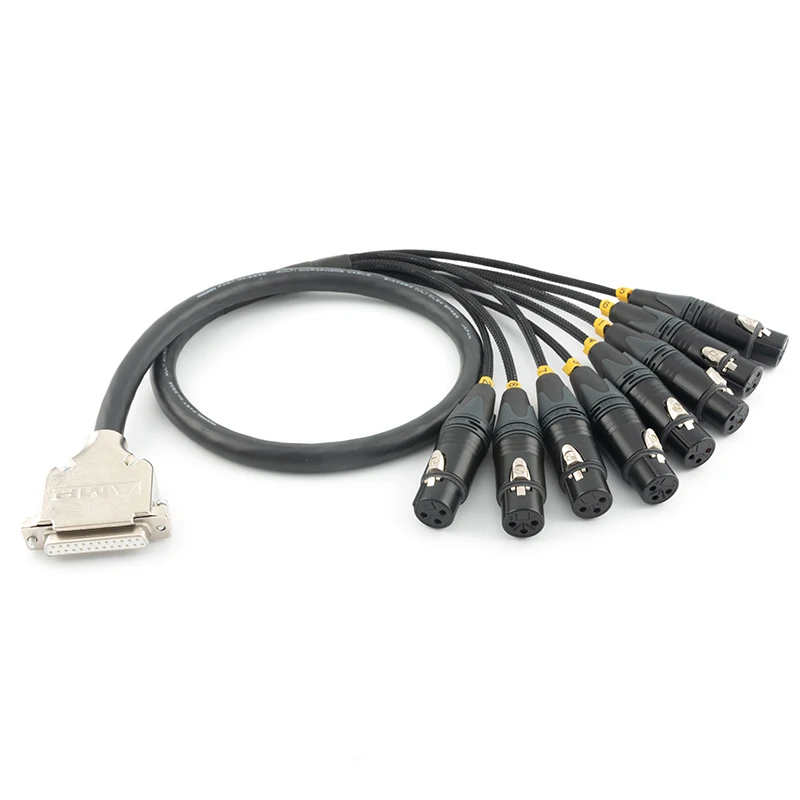 لتقوم بها بنفسك اليابان Mogami 2932 8 قناة DB25-XLR ذكر/أنثى ثعبان متوازن الصوت كابل التناظرية مسجل واجهة كابل 1m2m3m5m