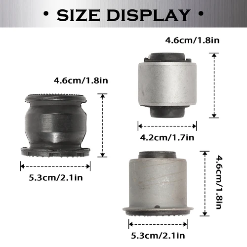 Imagen 2 del producto 52365S5A802 6 uds Kit de buje de nudillo brazo de Control inferior trasero para CRV 2002-2006, Civic 2001-2005, Element 2003-2006 52365S5A024