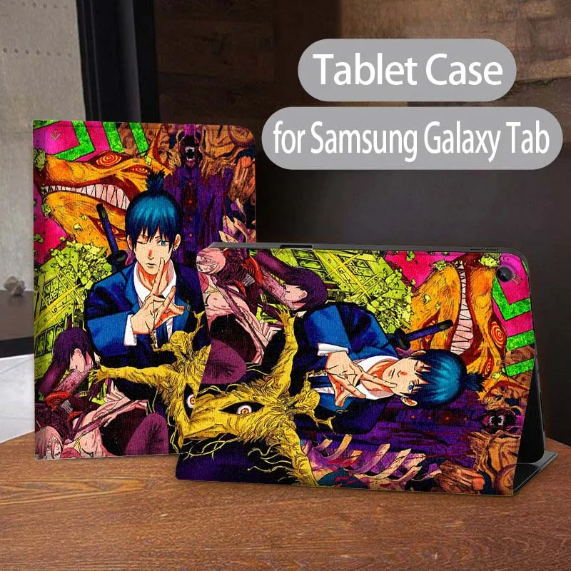 

Hot Chainsaw Man Art Cute For Samsung Galaxy Tab A7 A A8 A9 S9 S10 S6 S7 S8 S11 8.7 10.1 10.5 11 10.9 Lite PLus Inch Tablet Case