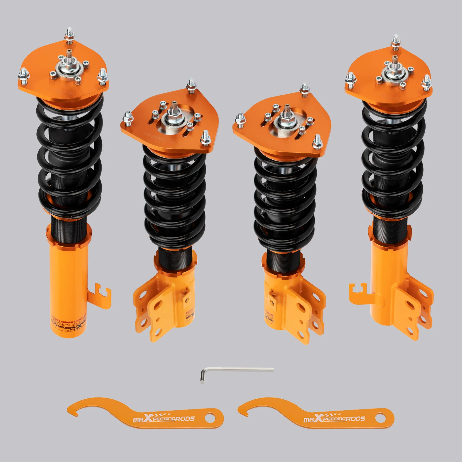 

Lowering Coilover Shock Absorbers for Subaru Forester 98-02 24 ways adjustable 24 Ways Coilovers Suspension Struts