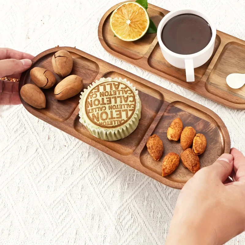 

6pcs Tableware Set for Kitchen Decor Parties Buffets, Holder for Breads Fruits Cakes Olives Sushi Desserts Centerpiece