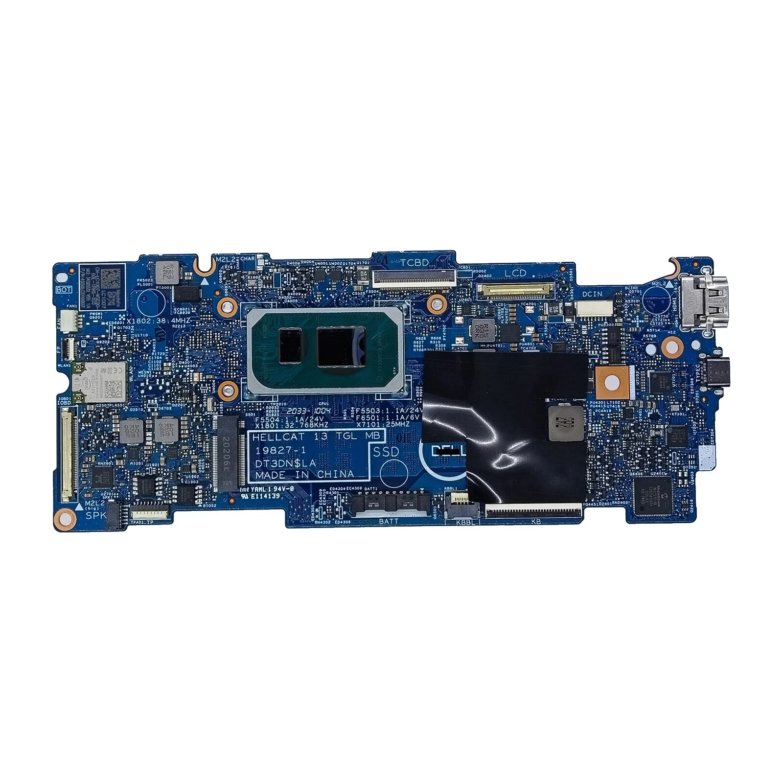 

LC1007 для Inspiron 7306, черная материнская плата 2-в-1, 19827-1, i7-1165G7, 8 ГБ
