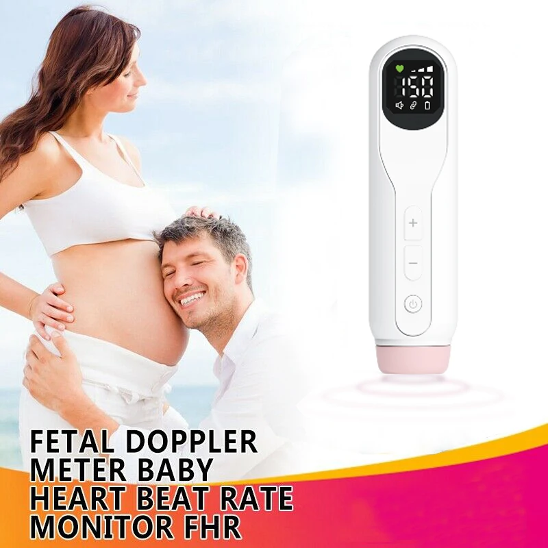 Doppler Fetal Wireless Prenatal Women Fetal Doppler Baby Heart Rate Home Fetal Monitor Detector No Radiation 2.5mhz Prob
