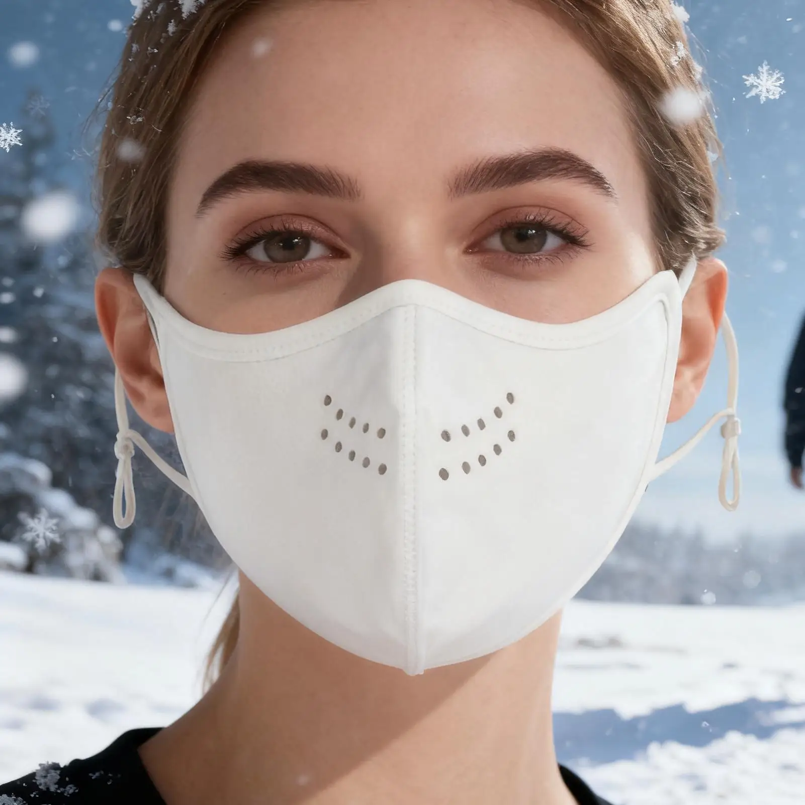 Ski Face Cover Windproof Breathable Thermal Outdoor Riding Warm Face Cover For Men Women Outdoor Sports Motorcycle Riding