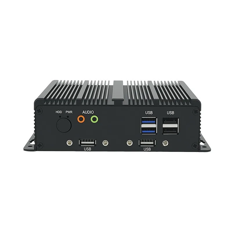 Mini Industrial PC with Dual LAN Ports for J6412 J1900 N2840 Embedded BOX Computer