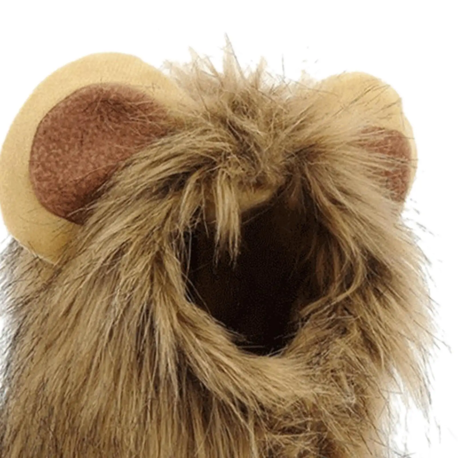 Lion Mane Headgear for Puppy Cats Cosplay Party Furry Warm Hat for Christmas Fun Lion Mane Headgear for Puppy Cats Cosplay Party Furry Warm Hat for Christmas Fun