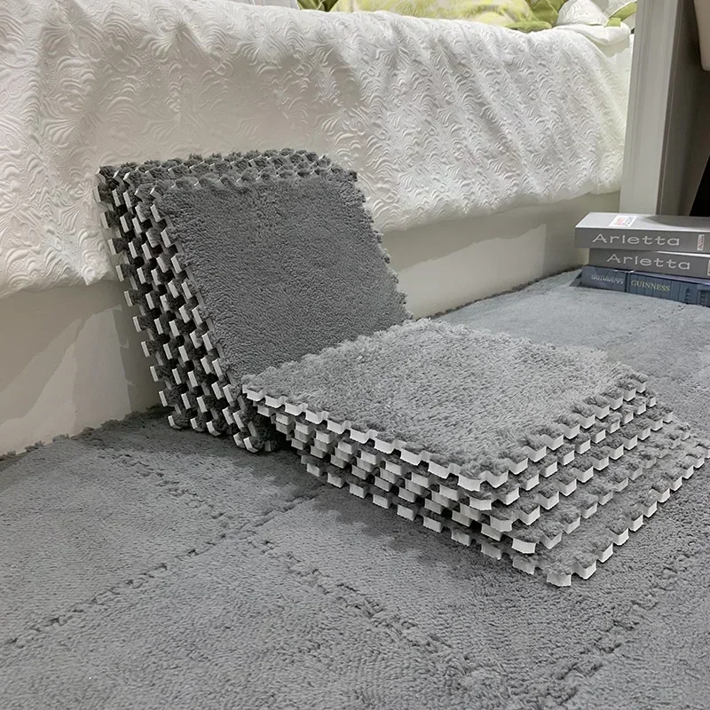 10/20PCS 30CM*30CM*1CM Anti-shock Mat for Babies Puzzle Mat Living Room Bedroom Plush Pad Plush Carpet Parlor Baby Carpet