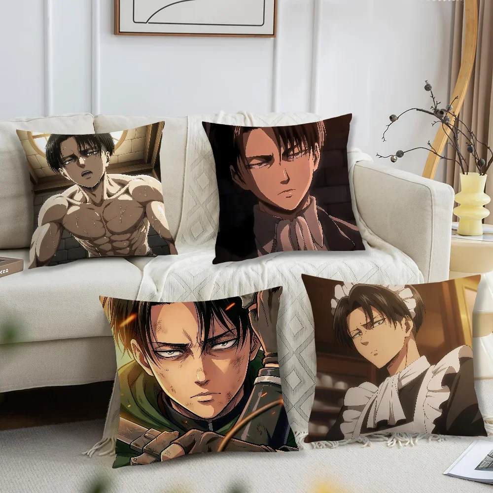 A-At T-Tack on T-Titan L-Levi A-Ackerman FK cushion cover For Pillow Printing Sofa Decoration Home Room Office Nordic Simplicity