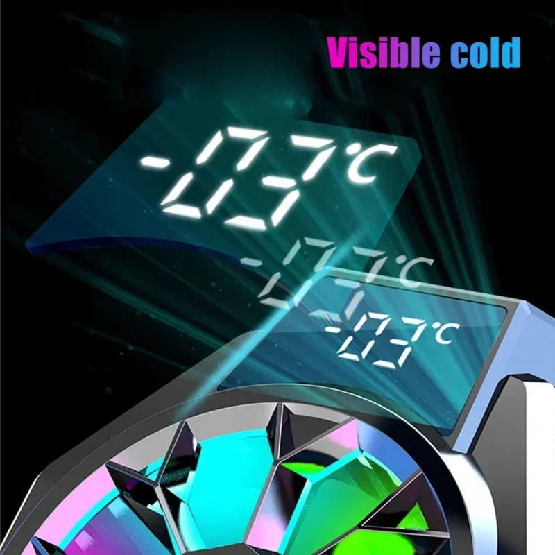 Mobile Phone Cooler Radiator Professional Semiconductor Cooling Fan Heat Sink Tape Display Game Cooler For Iphone Huawei Samsung