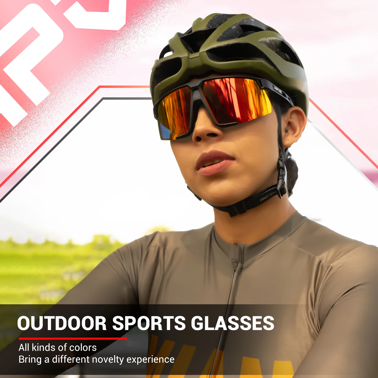 Kapvoe UV400 Protection Glasses Polarized Hikng Eyewear Driving Glasses Men Women Sports MTB Bike Eyewear Outdoor Riding Goggles
