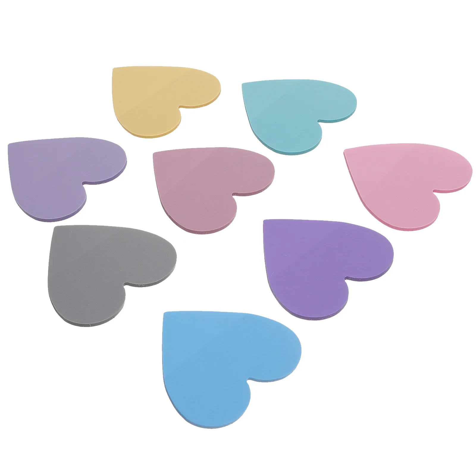 16 Units Creative Self-Adhesive Note Stickers for Office School Home Fridge Desk Wall Blackboard Use Multi-Function