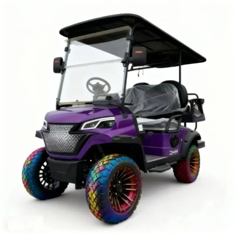 العلامة التجارية الجديدة 48 فولت على الطرق الوعرة مركبة 8-مقعد عالية الطاقة بعد البيع مضمونة بالجملة تعزيز خاص عربة جولف كهربائية #1