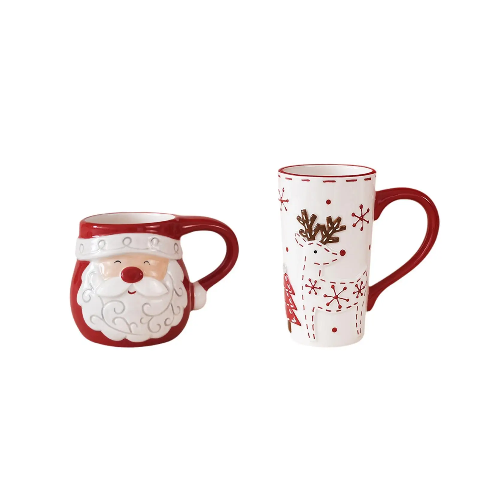 

Christmas Coffee Cup Nordic Christmas Themed Hot or Cold Drinks Drinkware Mark Cup for Cafe Home Hotel Household Birthday Gift