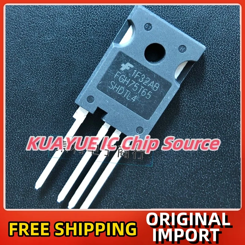 10PCS-30PCS   FGH75T65SHDTL4  FGH75T65SHD 75A 650V IGBT TO-247 Best Quality Fast Shipping