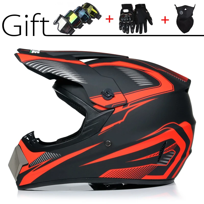 

super cool motorcycle offroad helmet, cross ATV motorcycle helmet, MTB Downhill full mask, 3 free gifts and lots of design casco