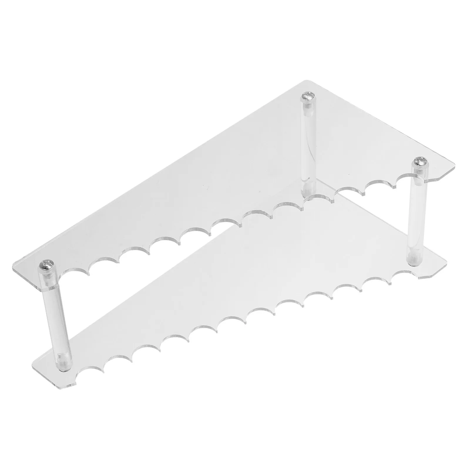 Acrylic Pen Display Rack for Pens Eyebrow Pencils Markers Fountain Ballpoint Watercolor Stationery Desk Organizer Stand Office
