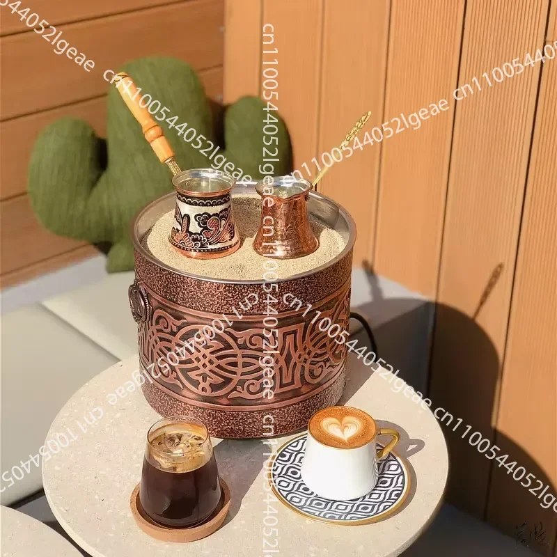 Authentic Turkish Arabian Electric Sand Coffee Machine Heater Machine Temperature Control Stainless Steel Home Outdoor