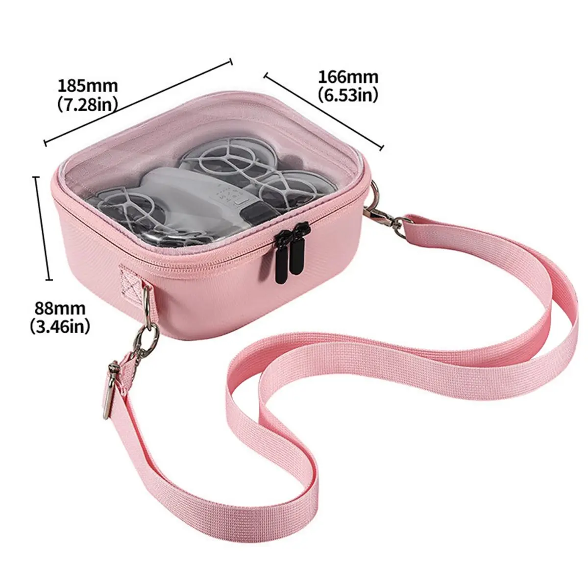 Punctual- For DJI NEO Drone Body Storage Bag Portable Handbag with Strap Shoulder Bag Carrying Case Personalized Travel Box