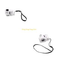 Convenient Glass High 20X/60X Mini Microscope LED Light