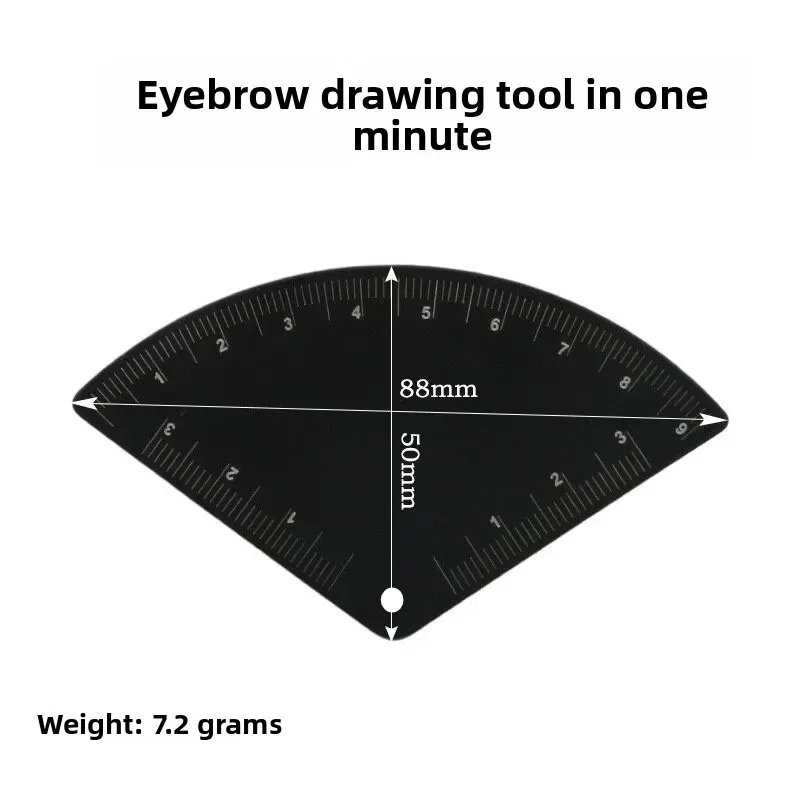 여성용 눈썹 틀, 즉각적인 눈썹 정리 룰러, 빠른 쉐이핑을 위한 멀티 스타일 틀 키트
