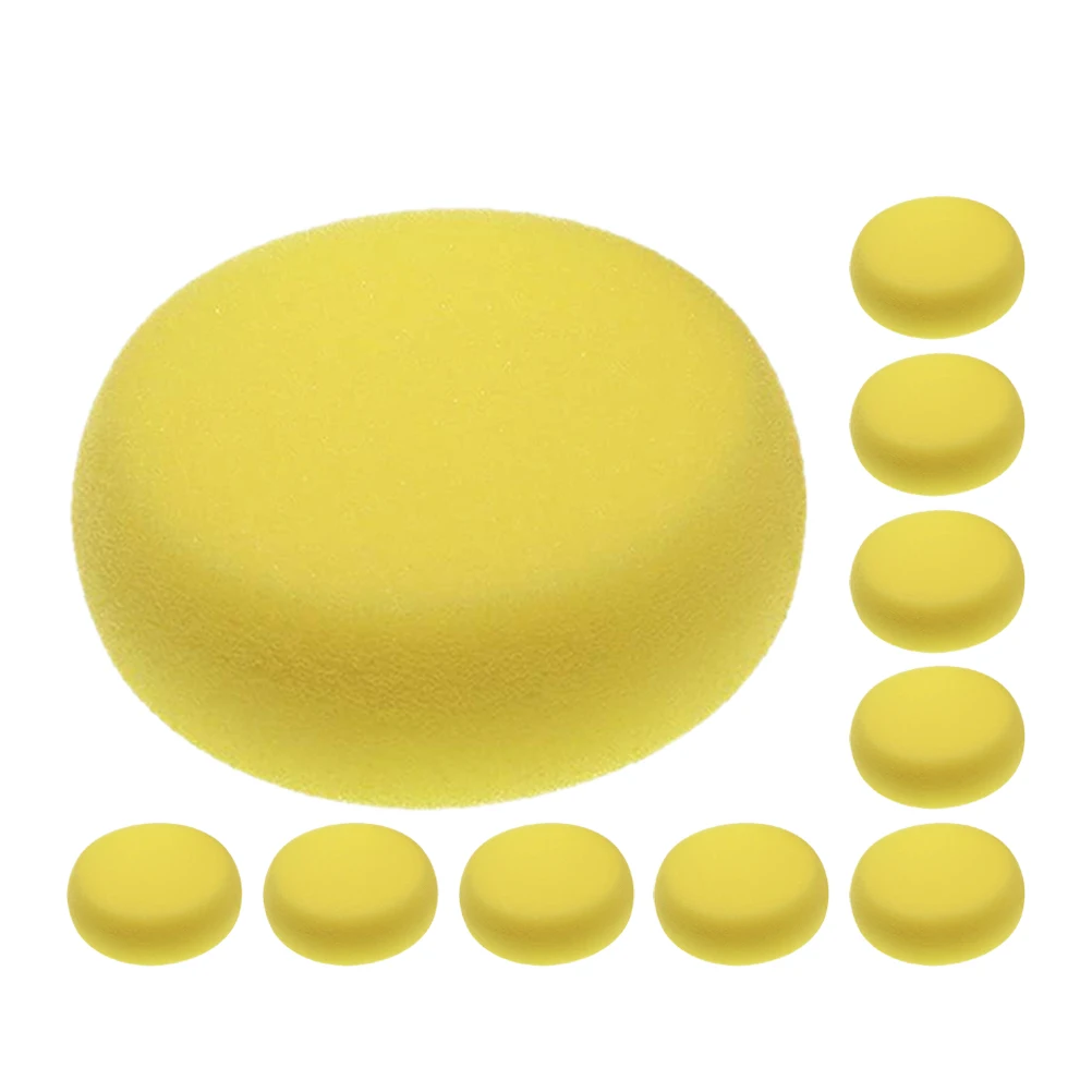 

10 Pcs Sponge Drawing Brush Face Painting Sponges Foam Applicators Round Graffiti Diy Crafts Pads Circle Brushes